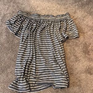 Off the shoulder t shirt